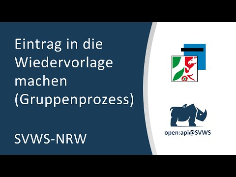 Eintrag in die Wiedervorlage machen (Gruppenprozess)