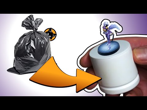 Make Miniature Plinths from Trash!