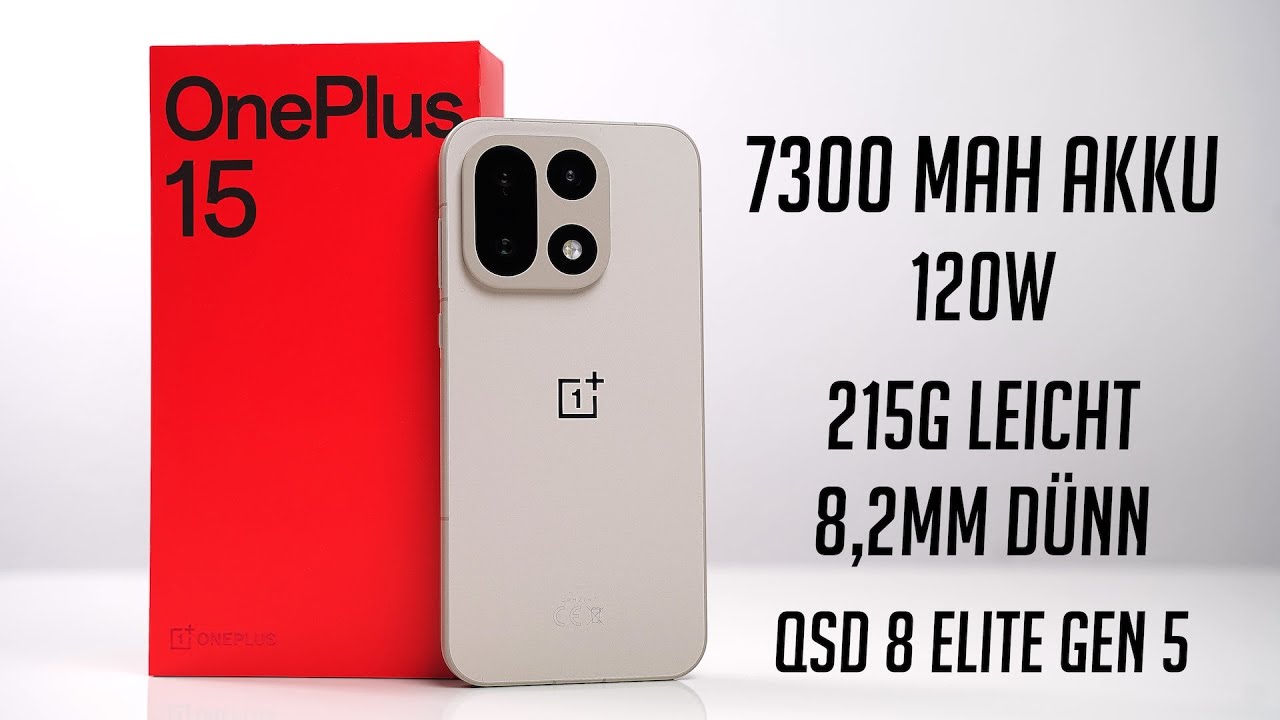 Akku-Revolution: OnePlus 15 Unboxing & Erster Eindruck (Deutsch) | SwagTab