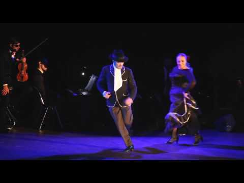  Maria Rivarola  and  Carlos Rivarola  are  dancing  to  a  milonga  at  White Nights tango festival  in  2016