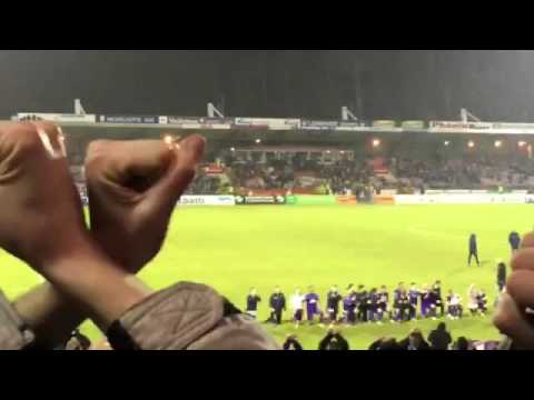 Aue-Halle 4:0|Zwei gekreuzte Hämmer!