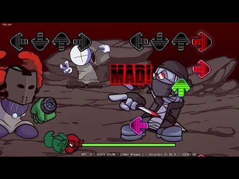 FNF Improbable Outset - Tricky Vs. Hank Mod (Playable w/ link) (4k)