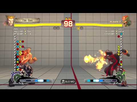 xWAx Vortex (Guile) vs. TS Sabin (Dhalsim) SSF4:AE XBL Match