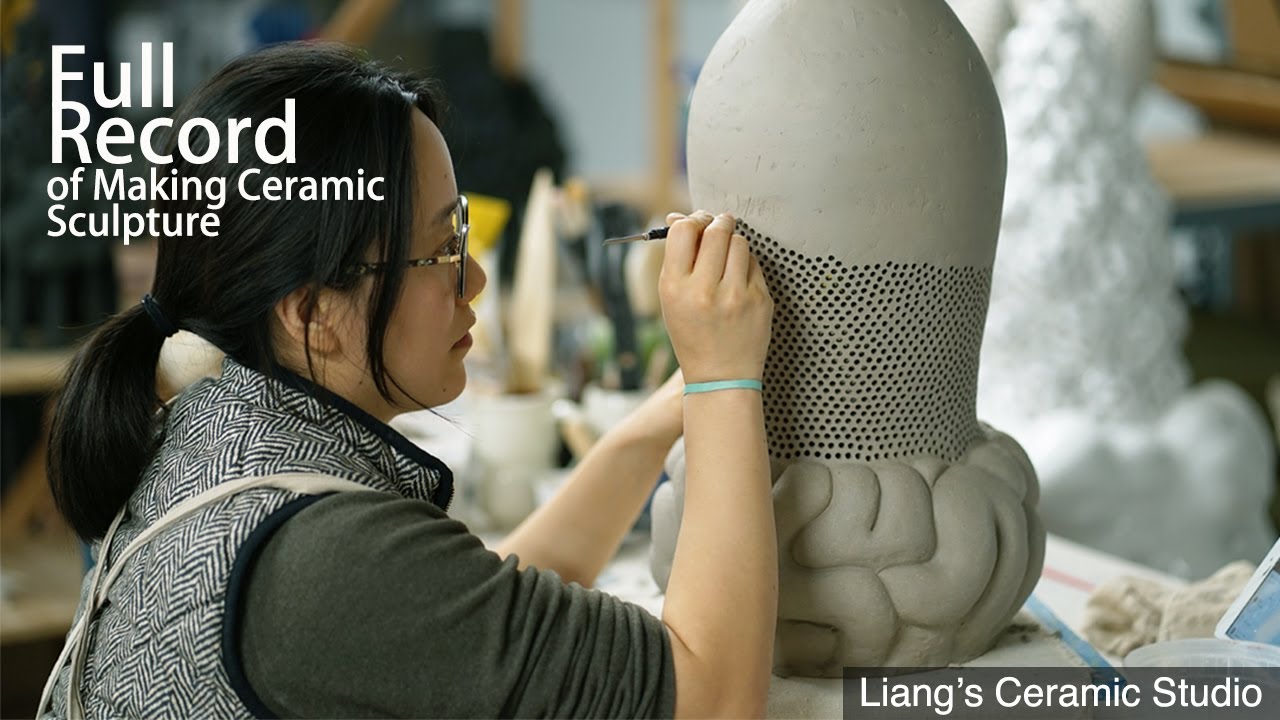ceramic sculpture video tutorial by liang