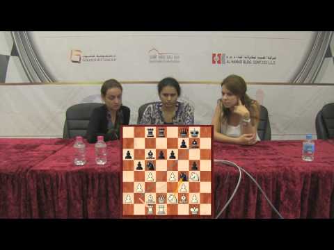 Round 2: Koneru (IND) 1-0 L'Ami (ROU)