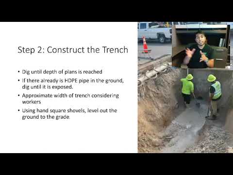 Video presentation: How to Install Water HDPE Pipe