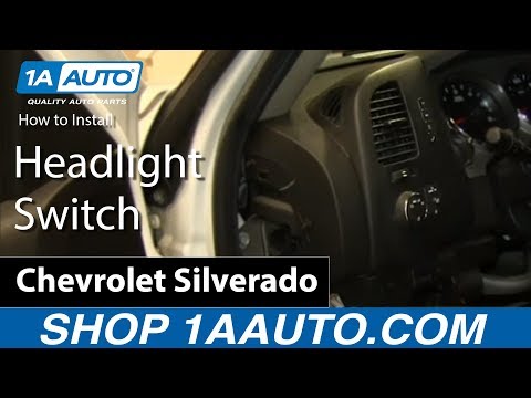 How to Replace Headlight Switch 07-13 Chevy Silverado 1500