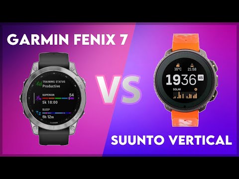 Garmin Fenix 7 vs Suunto Vertical Comparison
