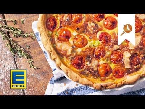 Quiche Rezept | Vegetarisch mit Ziegenkäse & Tomaten | EDEKA