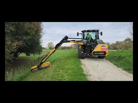 McConnel Tractor Mounted Reach Arm Mower in NZ 2023