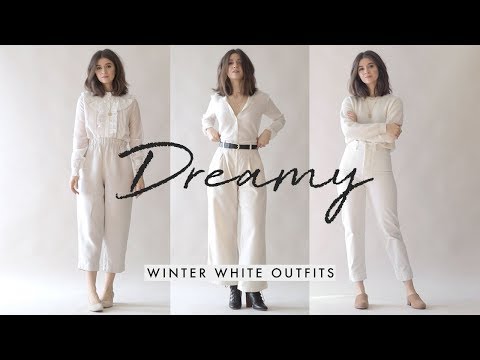 夢幻般的冬季白色｜服裝創意 (Dreamy Winter Whites | Outfit Ideas)