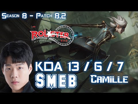 KT Smeb CAMILLE vs RIVEN Top - Patch 8.2 KR Ranked