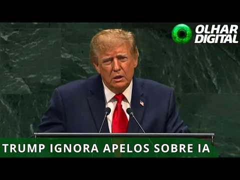 Trump rejeita controle global da IA em discurso na ONU