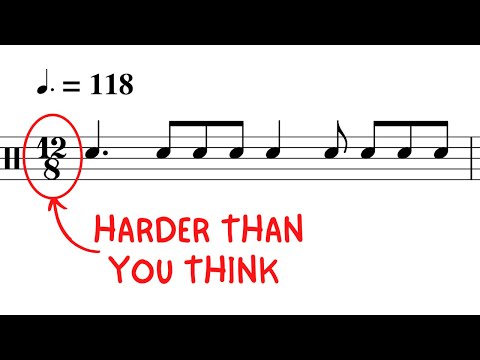 Practise reading rhythms in 12/8 with this exercise 🥁