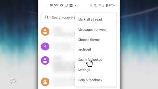Android: How to quickly block spam SMS
