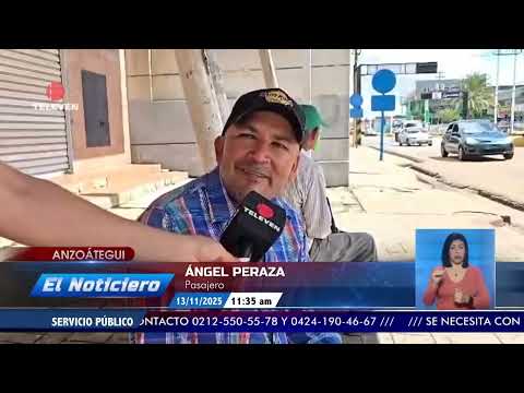 Pasajeros de Anzoátegui denuncian cobro ilegal de pasaje - El Noticiero emisión meridiana 13/11/25