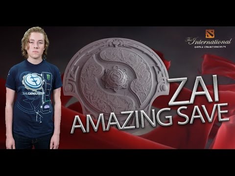 Amazing last second save by Zai @ The International 2016