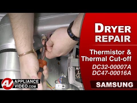 Samsung Dryer - Will Not Heat - Thermistor Repair and Diagnostic
