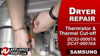 Samsung Dryer Will Not Heat - Thermistor Repair and Diagnostic