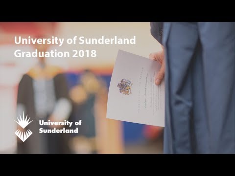 University of Sunderland Summer Graduation Ceremony 2018 - Wednesday 4th July 2018 9:30am