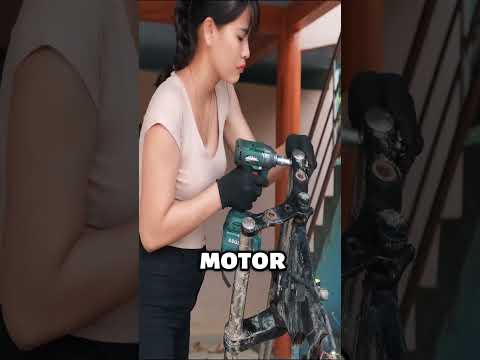 She Rebuilt a 1975 Harley. But Would YOU Have Believed It #craftideas #craft #shorts #diy