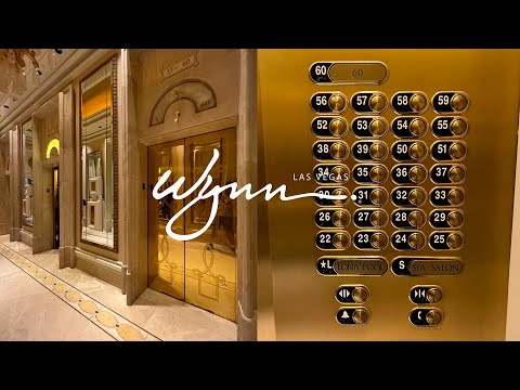 Beautiful High-Rise ThyssenKrupp Traction Elevators - Wynn Tower Suites - Las Vegas, NV