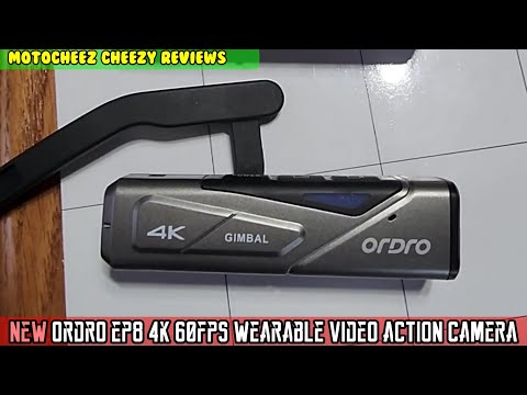 NEW ORDRO EP8 4k 60 fps 130° viewing angle night vision UHD hands free camera review.