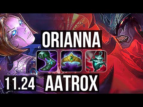 ORIANNA vs AATROX (MID) | 1/1/12, 800K mastery | KR Grandmaster | 11.24