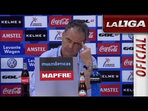 Rueda de Prensa de Caparrós tras el Levante UD (2-3) Real Madrid - HD