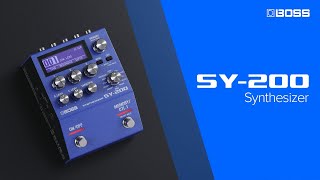 Boss SY-200 Synthesizer Video