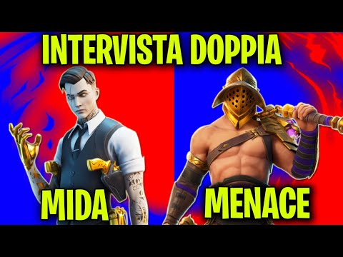 CHI RIMORCHIA DI PIù TRA MIDA E MENACE ?! - Intervista Doppia Fortnite