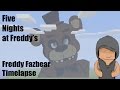 Minecraft Freddy Fazbear Pixel Art Timelapse (Five ...