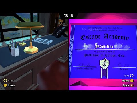 Escape Academy Gameplay 🎓 Xbox Series X - Multiplayer escape rooms