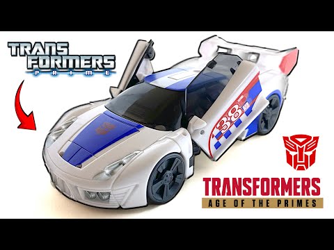 Transformers Prime’s BEST Update YET? Transformers AGE OF THE PRIMES Deluxe Class SMOKESCREEN Review