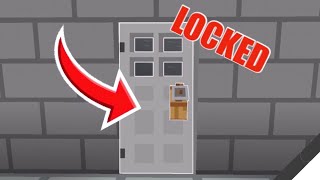 How to make a Lockable Door in Minecraft (Tutorial)