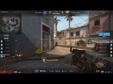 CS:GO - NEO 1HP CLUTCH VS CLOUD9 @IEM KATOWICE 2017