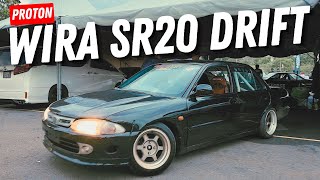 Download lagu Proton Wira Boleh Drift! Swap Engine SR20 Turbo Power 🔥 mp3