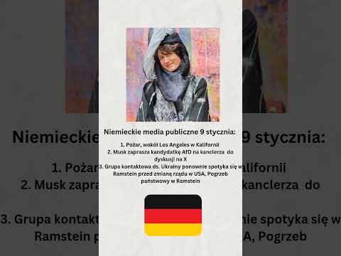 Niemieckie media publiczne 9 stycznia