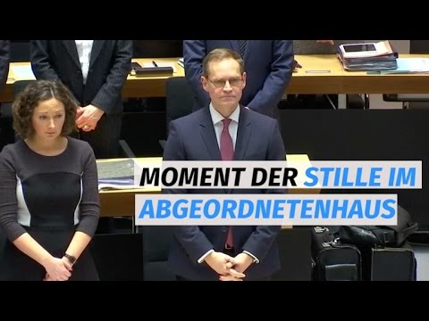 Berliner Abgeordnete gedenken der Opfer des Weihnachtsmarkt-Anschlags