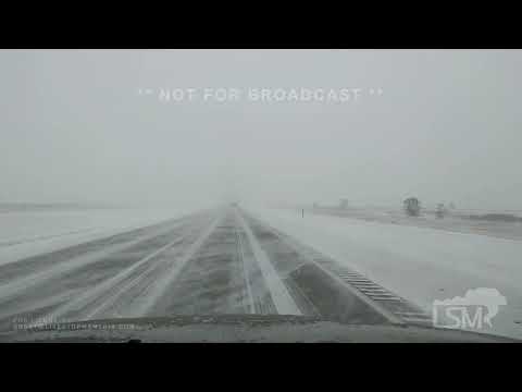 11-25-2025 Fargo, ND - Blowing snow making travel difficult before Thanksgiving