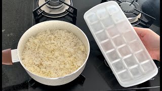 AGORA SÓ FAÇO ARROZ COM GELO/ SOFRI MUITO ANTES DE SABER DISSO.. Novo Jeito de Fazer Arroz