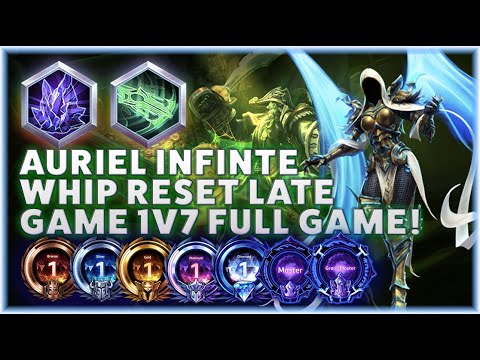 Auriel Aegis - AURIEL INFINITE WHIP RESET LATE GAME 1v7 FULL GAME! - Bronze to Grandmaster Season 1