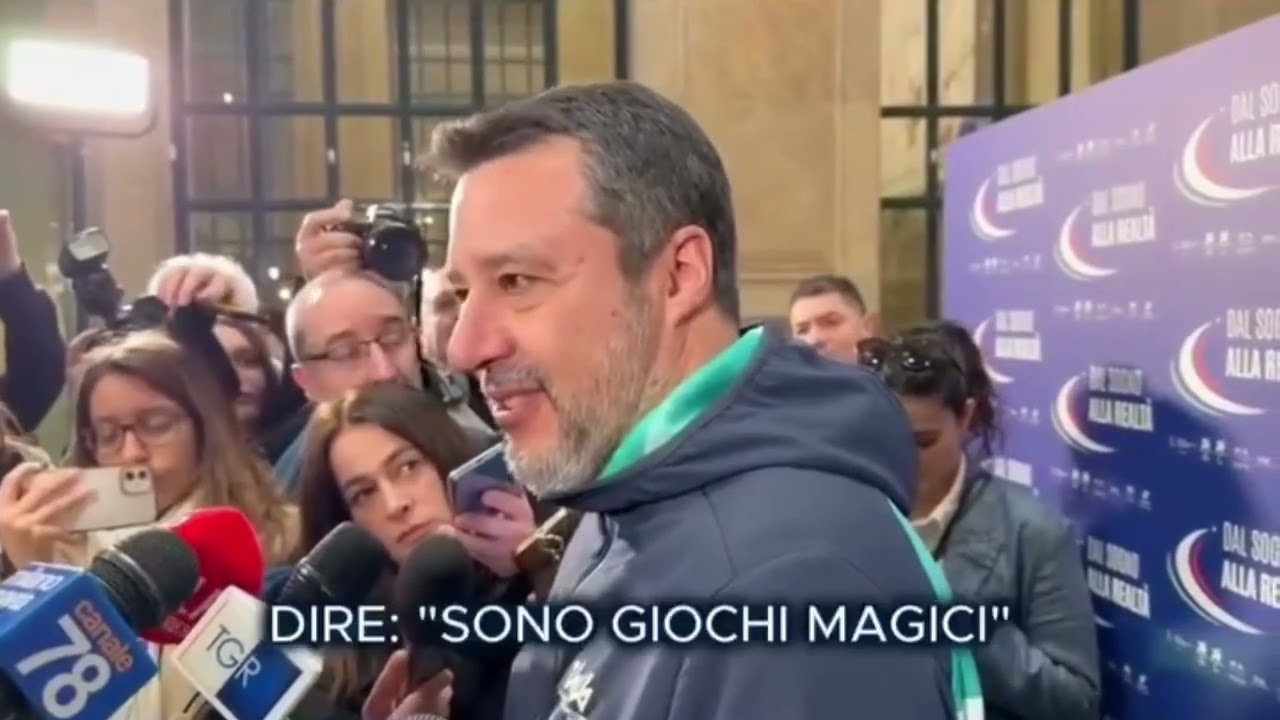 SALVINI: "LE OLIMPIADI LASCERANNO UN’EREDITÀ CONCRETA DI OPERE, LAVORO E TURISMO IN ITALIA”