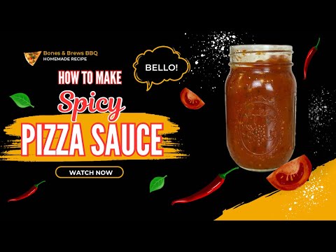 DIY Fiery Pizza Sauce Recipe🌶️🌶️🌶️