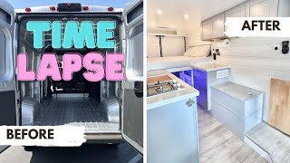 Time Lapse | Full Van Build in 15 Minutes