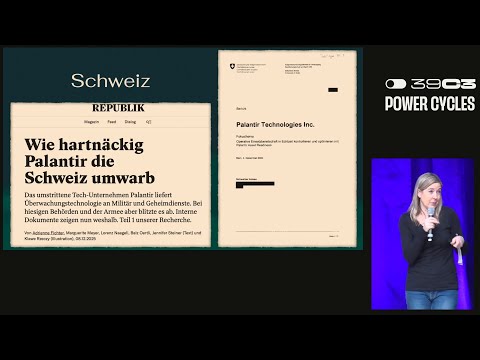 Video Thumbnail: 39C3 - Blackbox Palantir