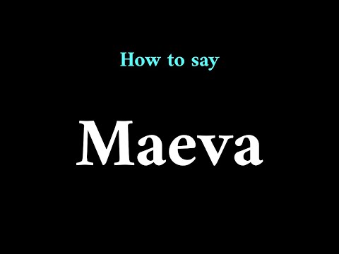 How to Pronounce Maeva (French Name)