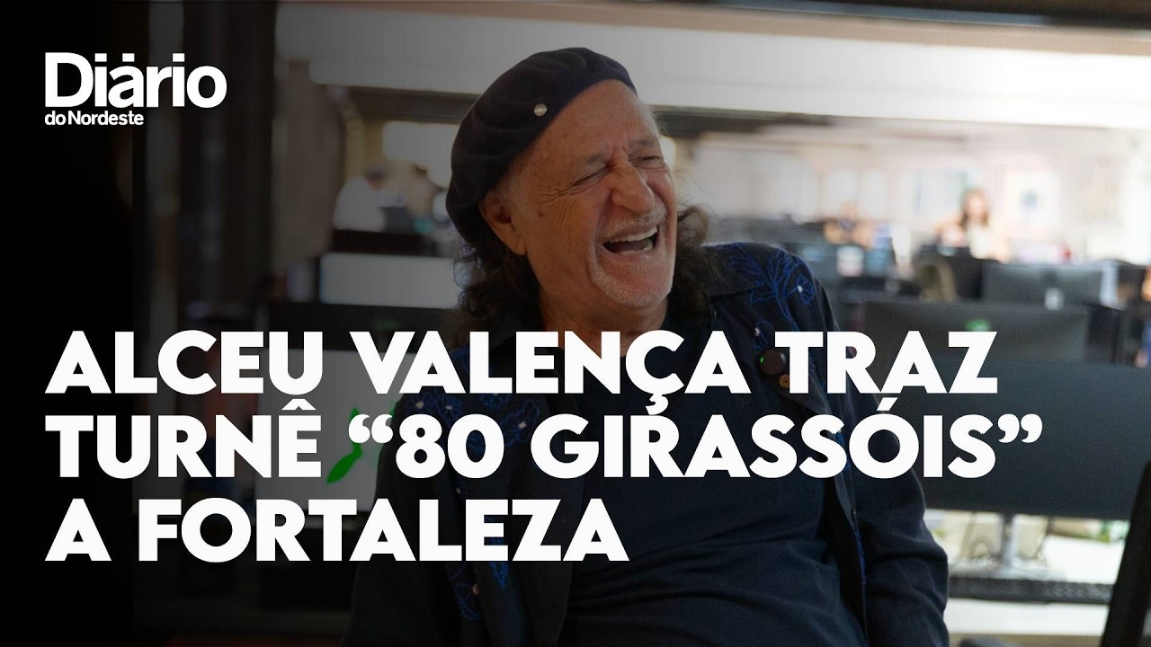 Imagem da notícia Alceu Valença traz turnê '80 Girassóis' a Fortaleza e comenta relação com a cidade