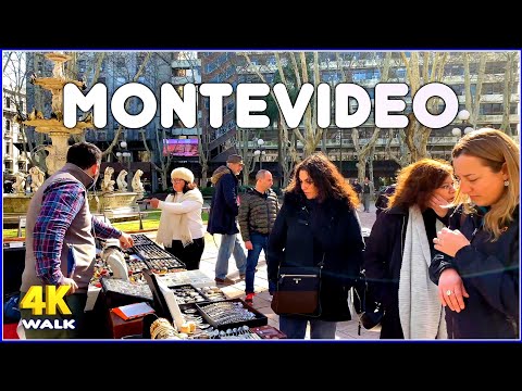 【4K】WALK Ciudad Vieja Montevideo Uruguay - walking tour