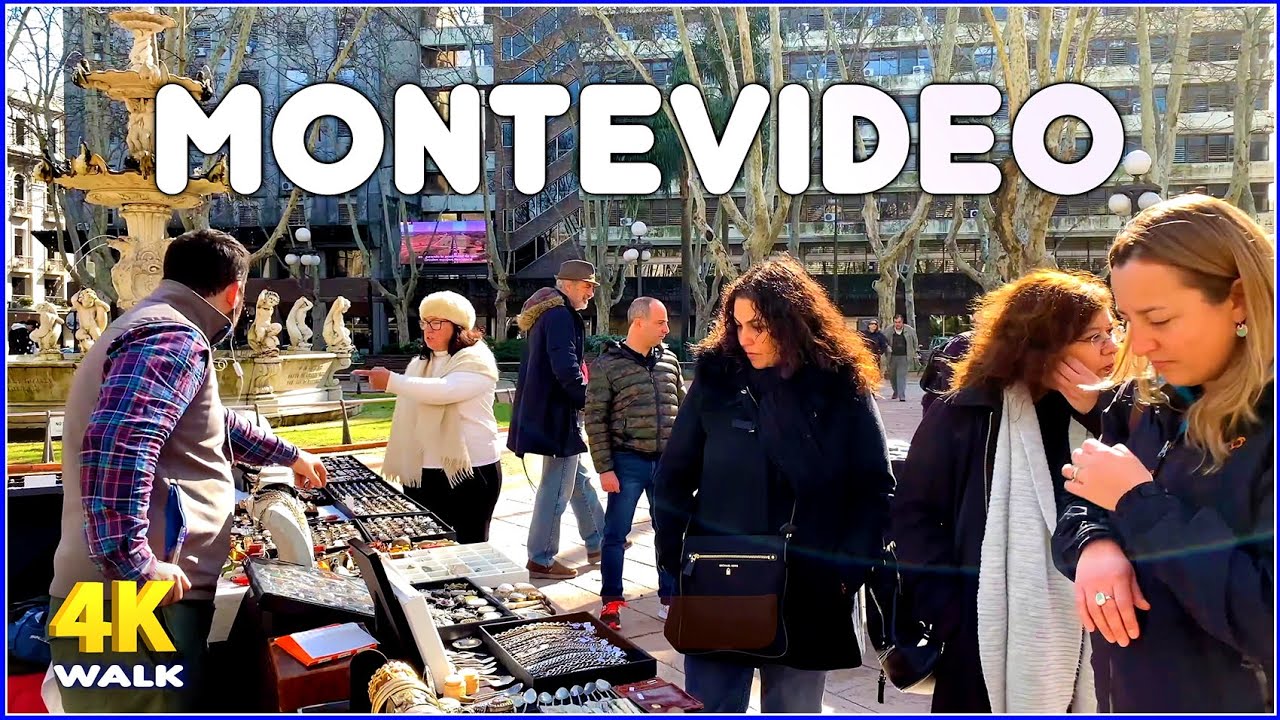 Immersive street-level walking tour through Montevideo Ciudad Vieja, Uruguay, showcasing authentic urban landscapes, local architecture, and the vibrant atmosphere of the city's neighborhoods